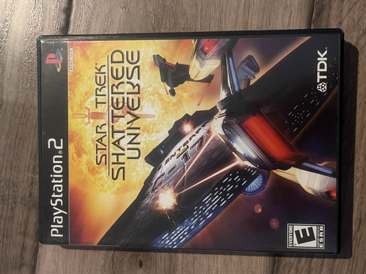Star Trek Shattered Universe (Sony Playstation 2 PS2, 2004) NO MANUAL