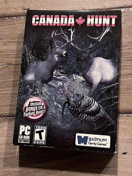 Canada Hunt (PC CD-ROM, 2009) BRAND NEW SEALED LONGBOX
