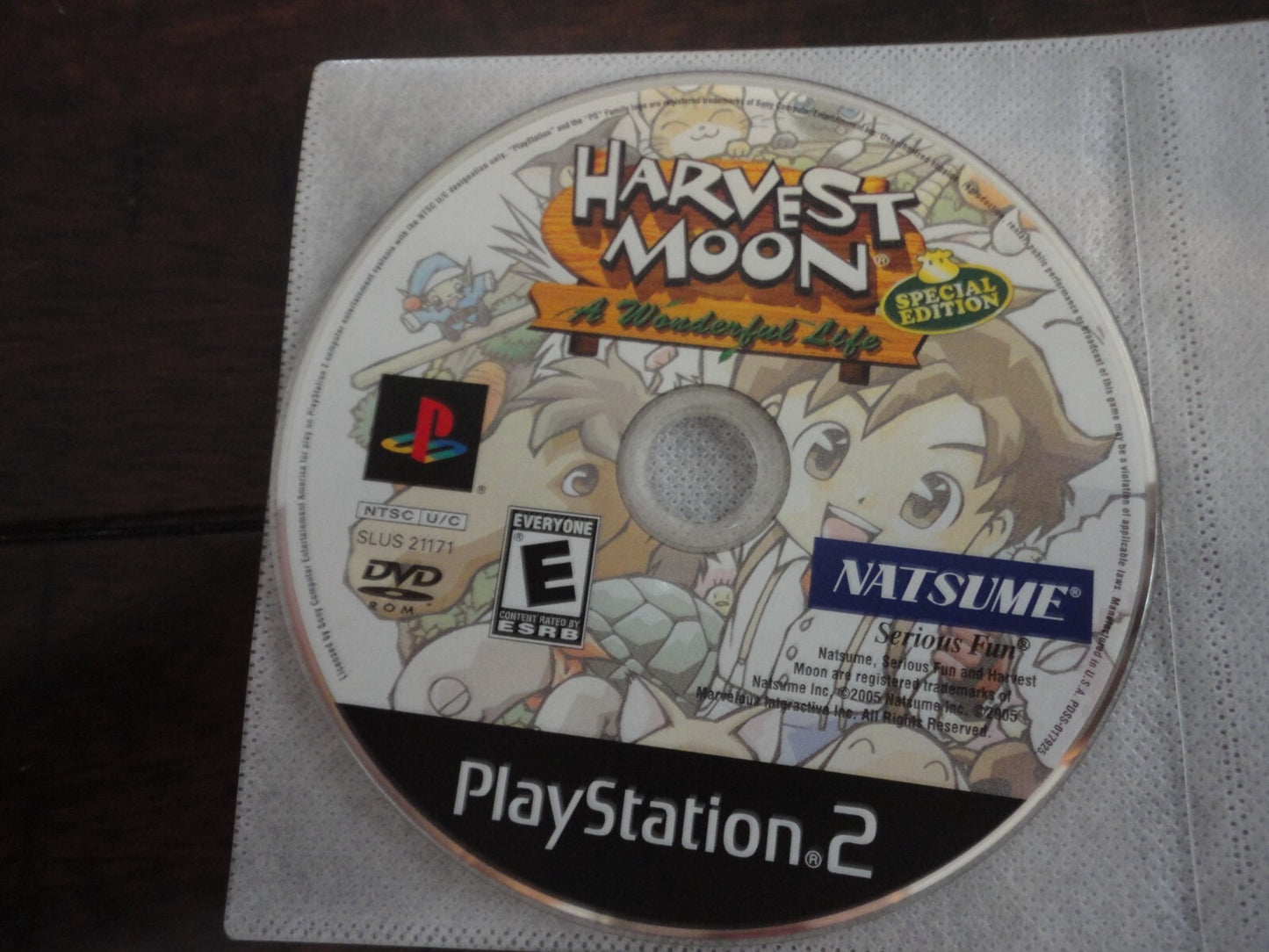 Harvest Moon: A Wonderful Life (Sony PlayStation 2, 2005) DISC ONLY