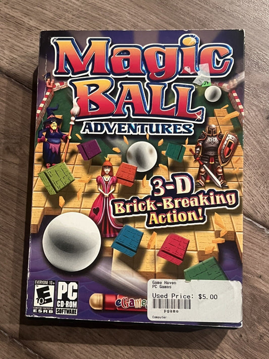 Magic Ball Adventures (PC CD-ROM, 2007) CIB
