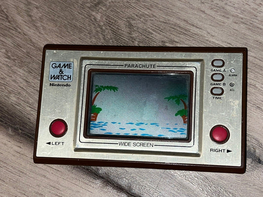 Parachute Nintendo Game & Watch Handheld Console PR-21 NO BATTERY COVER Tested