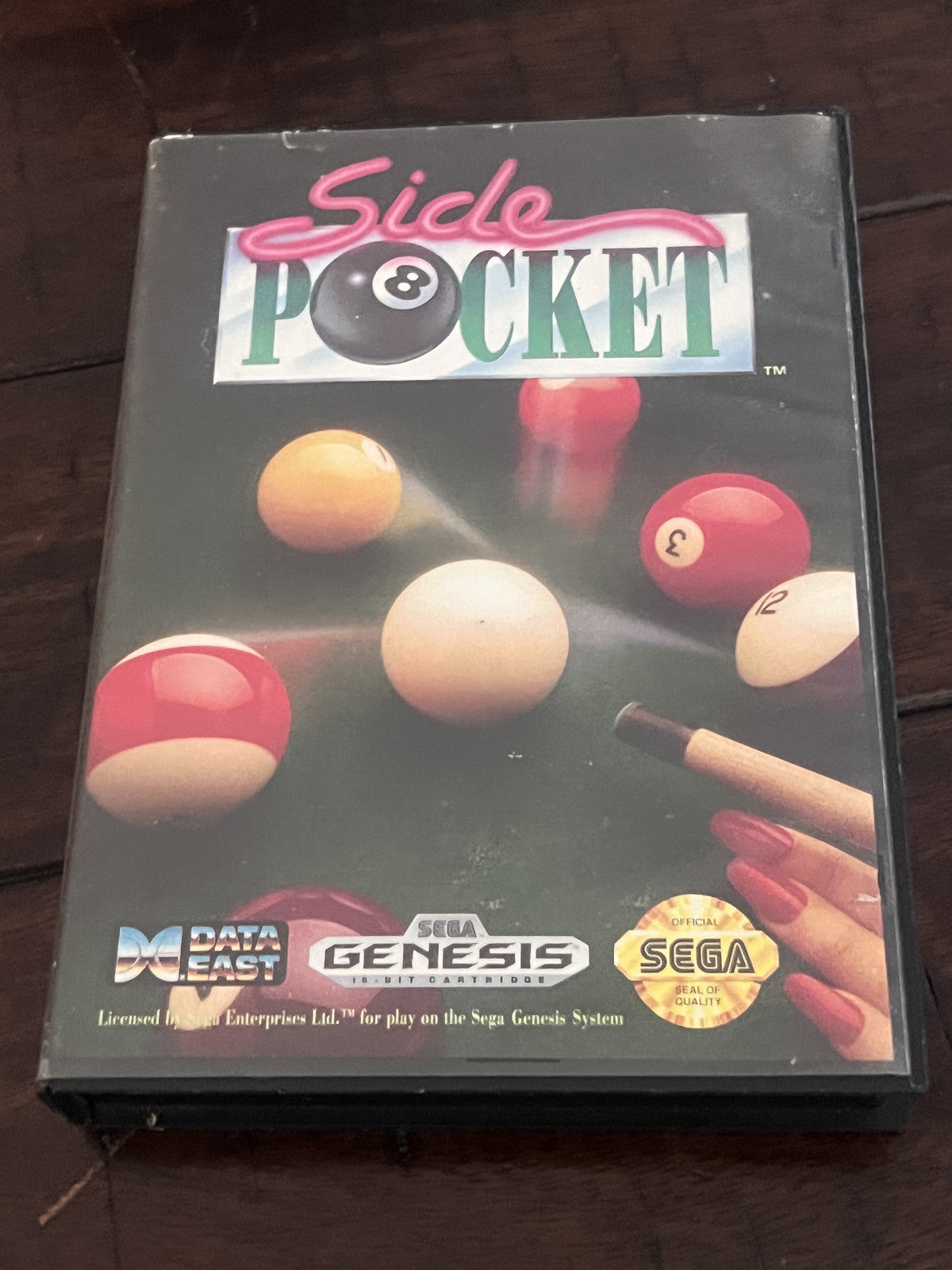 Side Pocket (Sega Genesis, 1992) CIB COMPLETE IN BOX