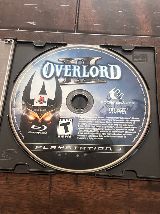 Overlord II (Sony Playstation 3 PS3, 2009) DISC ONLY