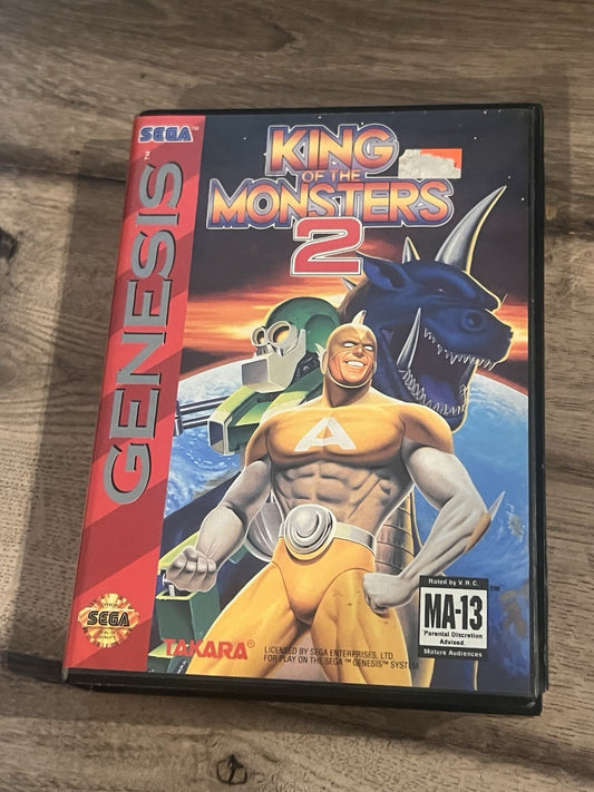 King of the Monsters 2 II (Sega Genesis, 1994) ARTWORK ONLY