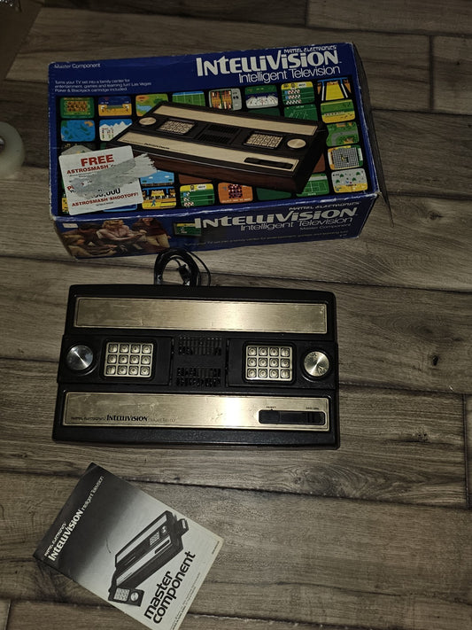 Mattel Intellivision Console Master Component In Box Used Vintage