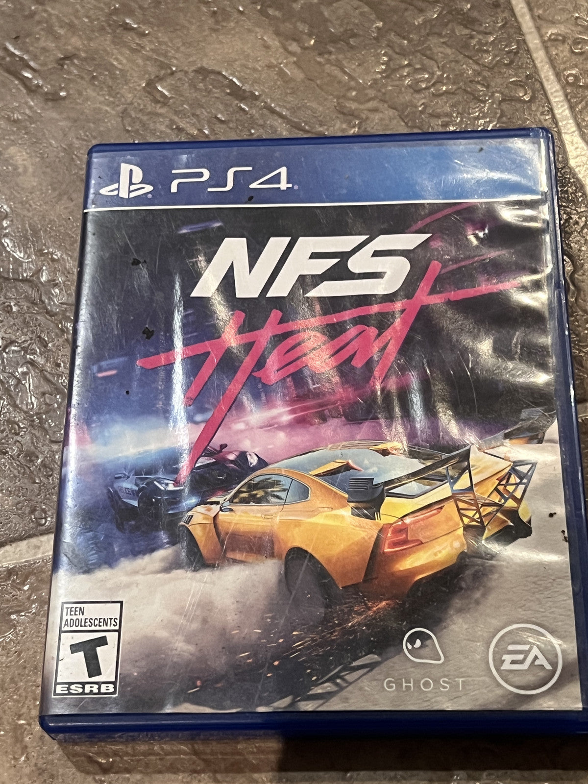 Need for Speed Heat (Sony PlayStation 4 PS4, 2019) CASE + MANUAL ONLY