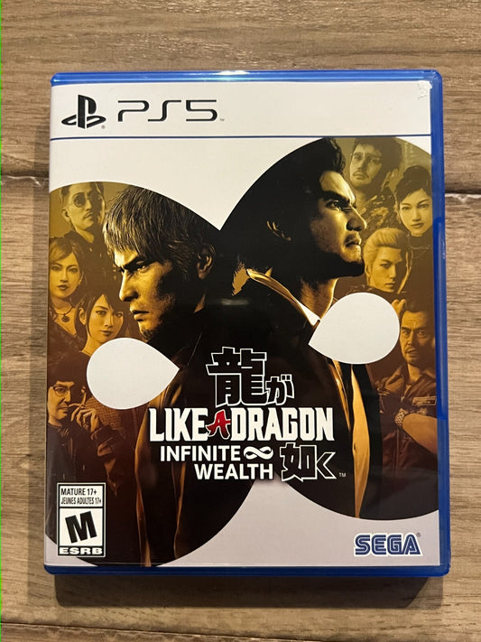 Like a Dragon Infinite Wealth (Sony PlayStation 5, 2024) CIB
