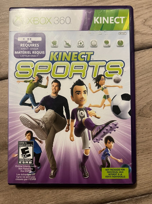 Kinect Sports: Not For Resale (Microsoft Xbox 360, 2010) CIB