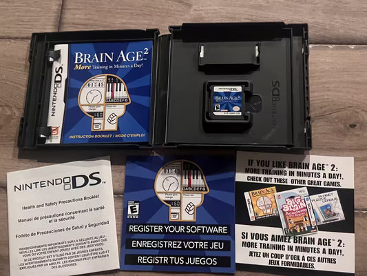 Brain Age 2 (Nintendo DS, 2007) CIB WITH INSERT