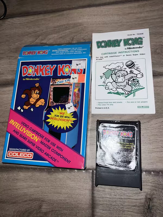 Donkey Kong (Mattel Intellivision, 1982) CIB