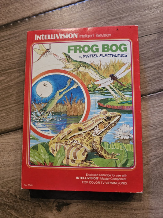 Frog Bog (Intellivision, 1982) CIB COMPLETE