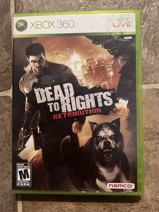 Dead to Rights: Retribution (Microsoft Xbox 360, 2010) NO MANUAL