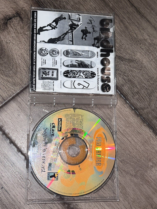 Tony Hawk's Pro Skater (Sega Dreamcast, 2000) DISC + MANUAL ONLY
