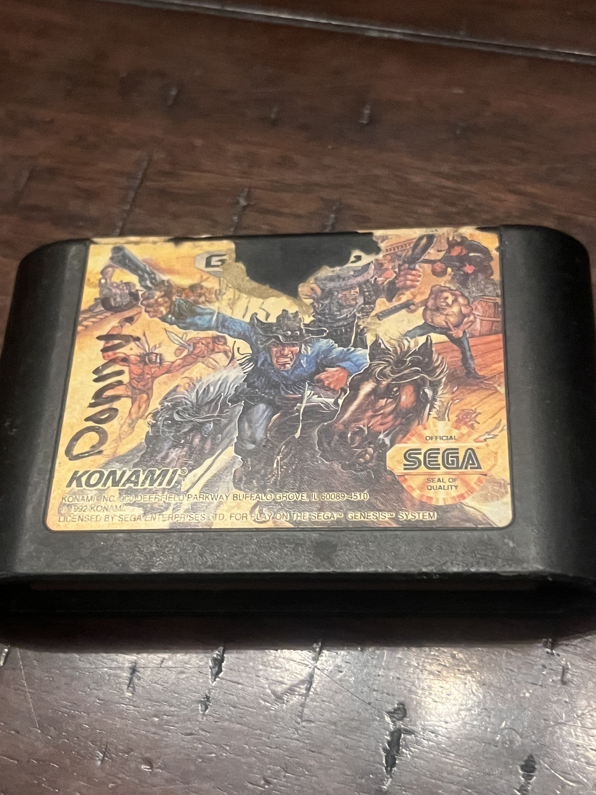 Sunset Riders (Sega Genesis, 1992) CART ONLY