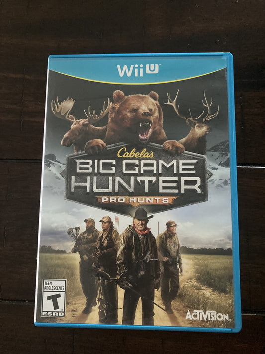 Cabela's Big Game Hunter: Pro Hunts (Nintendo Wii U, 2014) CIB COMPLETE
