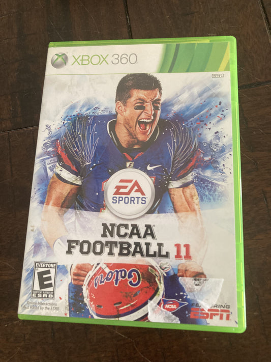 NCAA Football 11 (Microsoft Xbox 360, 2010) CIB COMPLETE