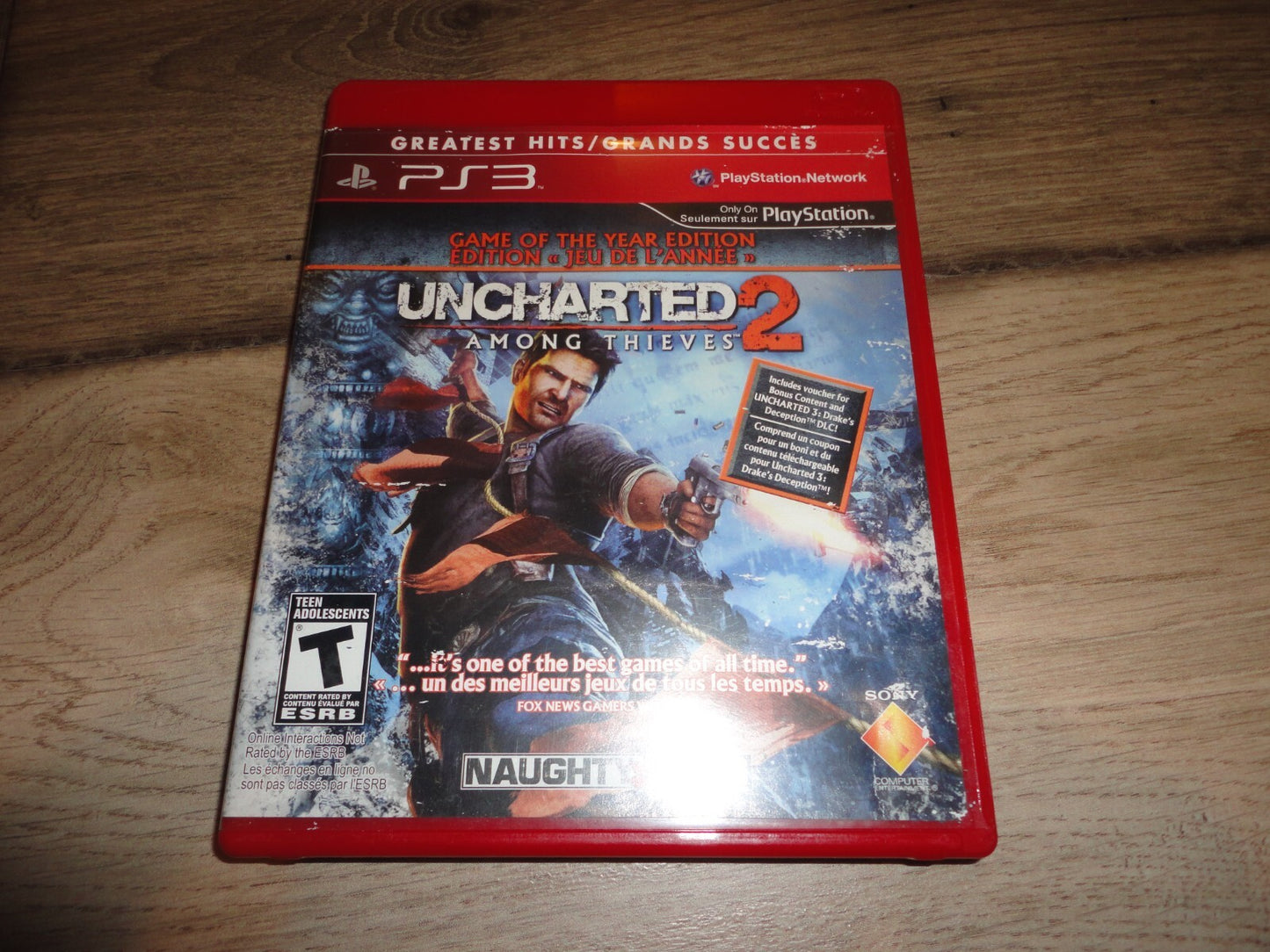 Uncharted 2: Among Thieves {Greatest Hits} (Sony PlayStation 3, 2009) CIB