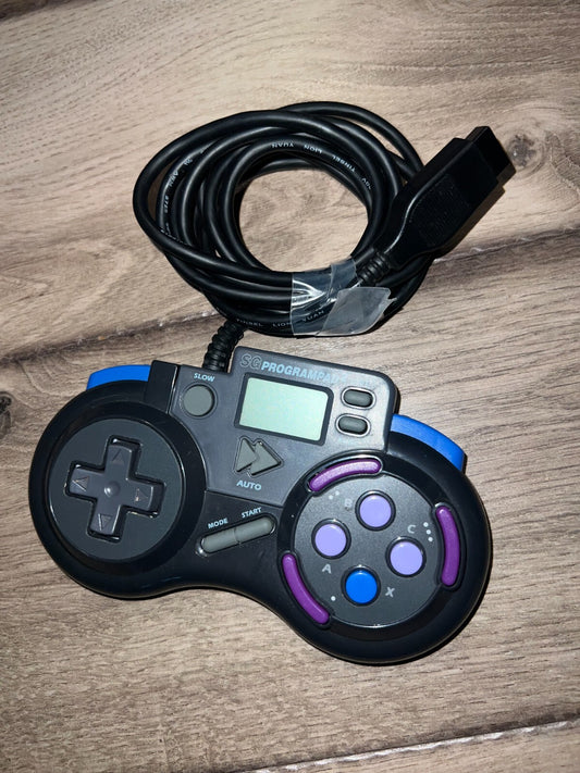Vintage SG Programpad2 Controller Model SV-443 Sega Genesis Program Pad 2 Black