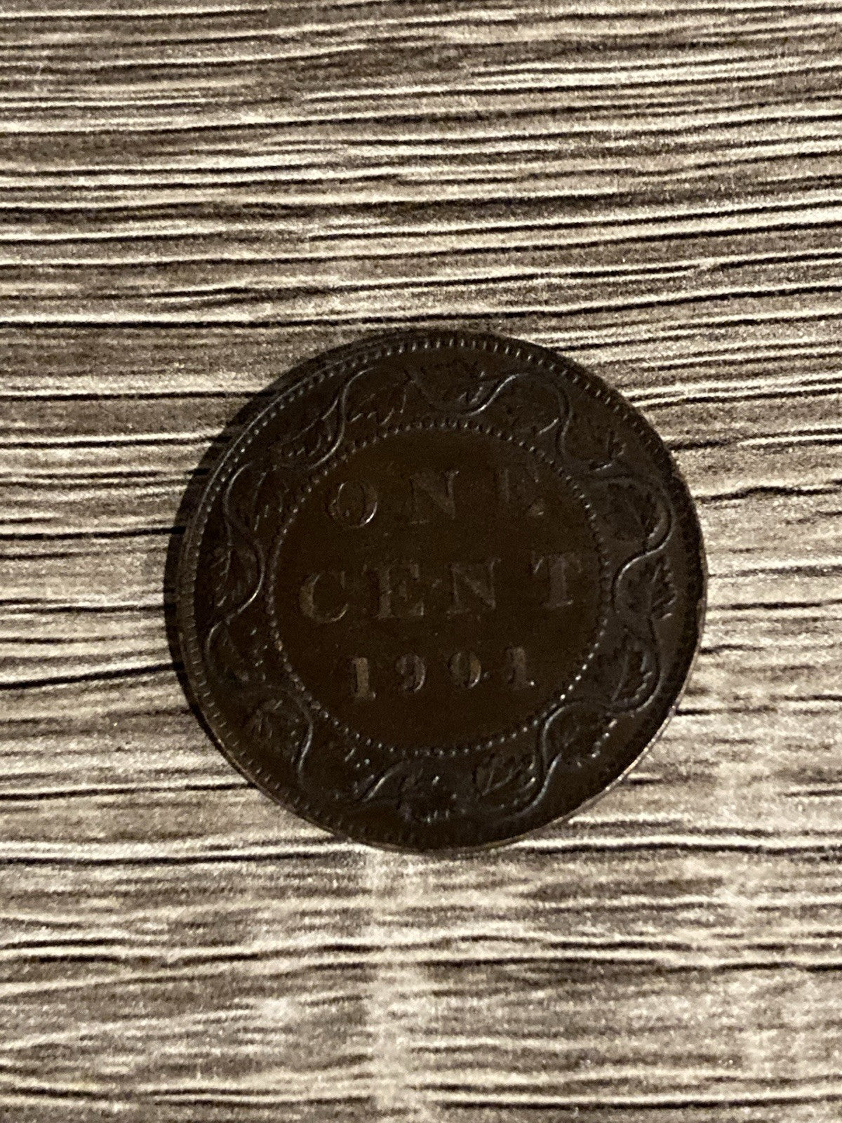 1901 Canada 1 Cent Large Penny