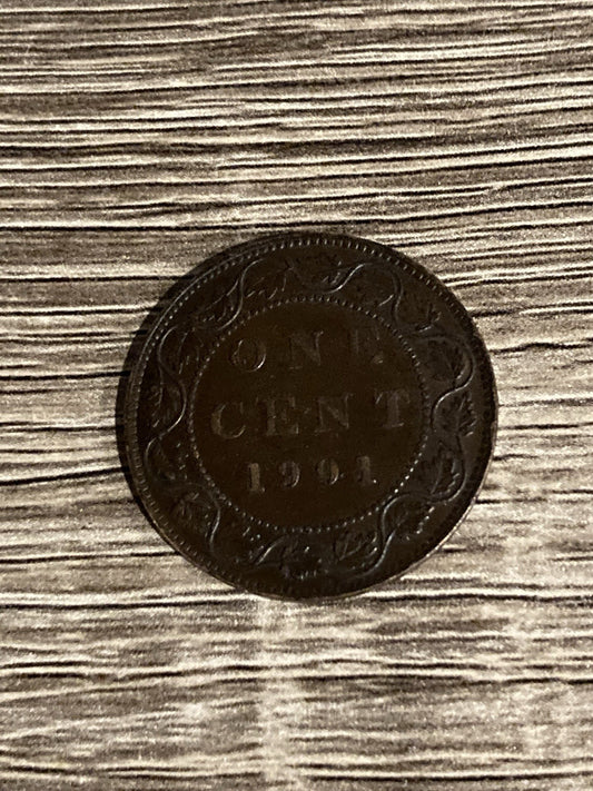 1901 Canada 1 Cent Large Penny