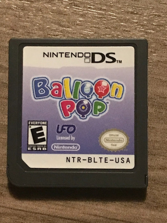 Balloon Pop (Nintendo DS, 2009) CART ONLY