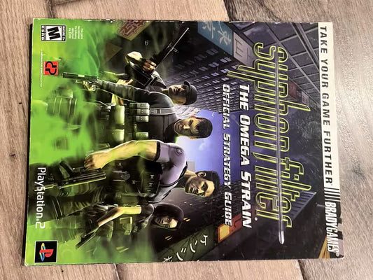 Syphon Filter The Omega Strain Official Strategy Guide Brady PS2 PlayStation 2