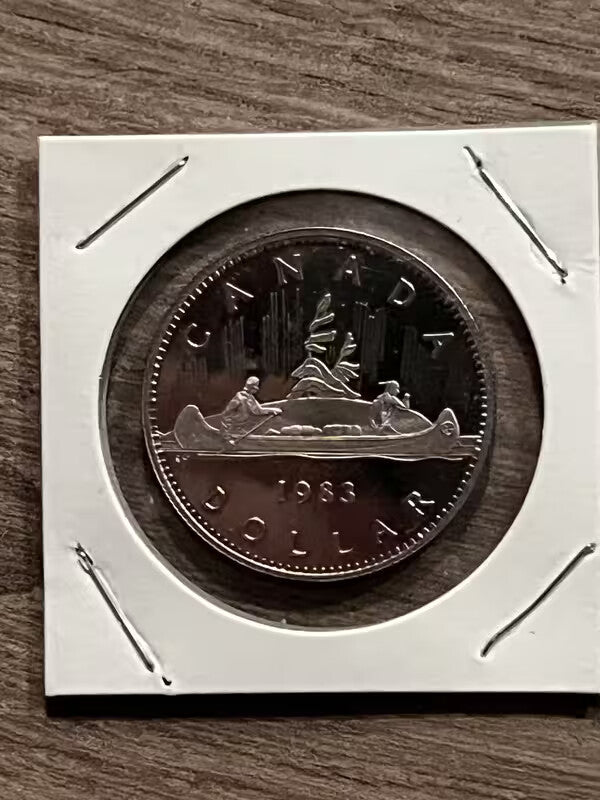 PROOF Canada 1983 $1 Coin Voyageur Dollar