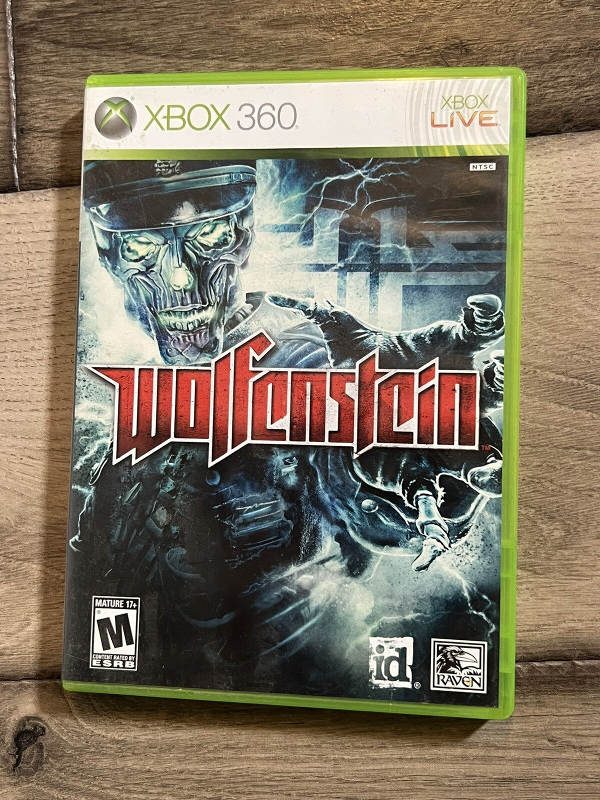 Wolfenstein (Microsoft Xbox 360, 2009) NO MANUAL