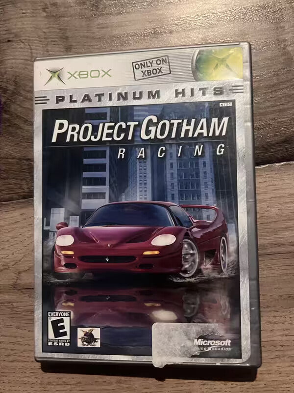 Project Gotham Racing: Platinum Hits (Microsoft Xbox, 2001) NO MANUAL