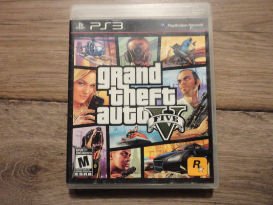 Grand Theft Auto V (PlayStation 3, 2013) NO MANUAL