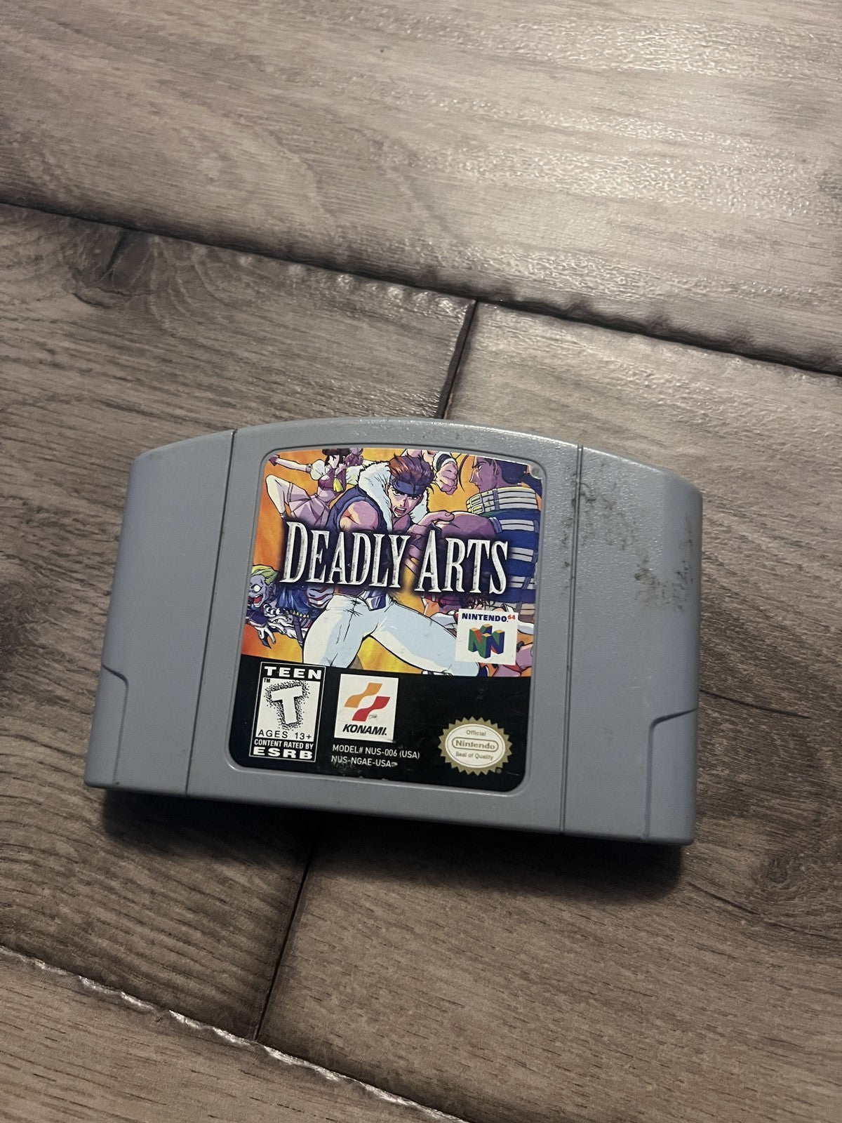 Deadly Arts (Nintendo 64 N64, 1998) CART ONLY
