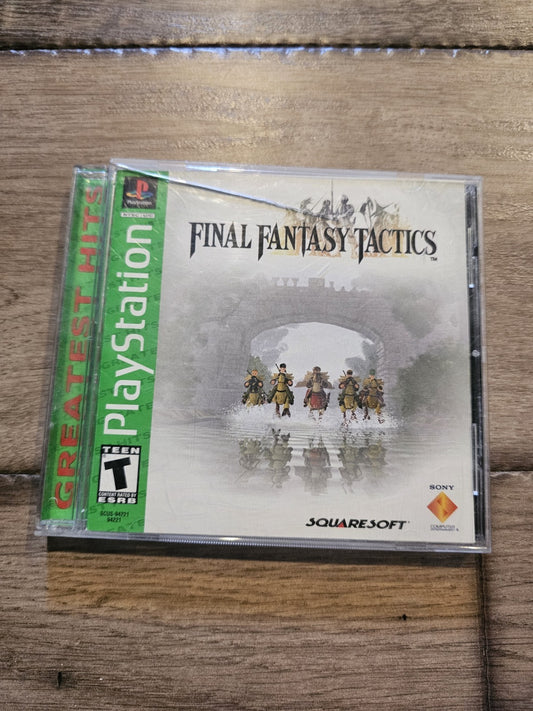 Final Fantasy Tactics: Greatest Hits (Sony PlayStation 1 PS1, 1998) CIB COMPLETE