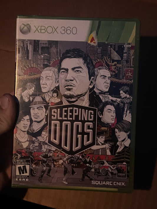 Sleeping Dogs (Microsoft Xbox 360, 2012) BRAND NEW SEALED