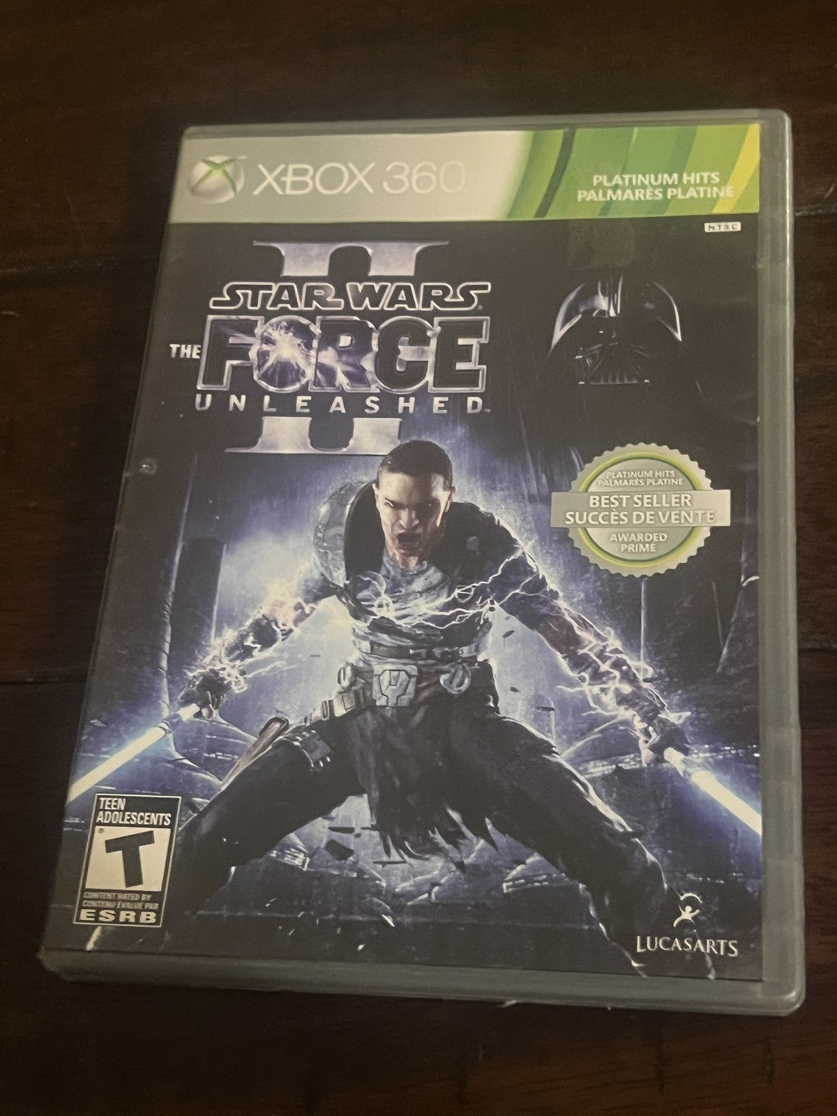 Star Wars: The Force Unleashed II 2 - Platinum Hits (Xbox 360, 2010) CIB
