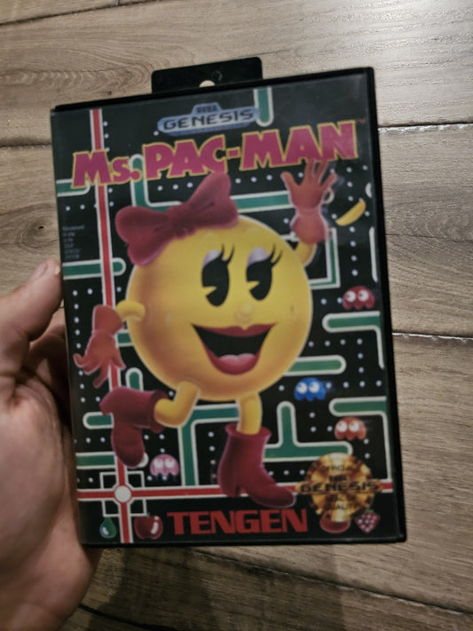 Ms. Pac-Man (Sega Genesis, 1991) ARTWORK ONLY