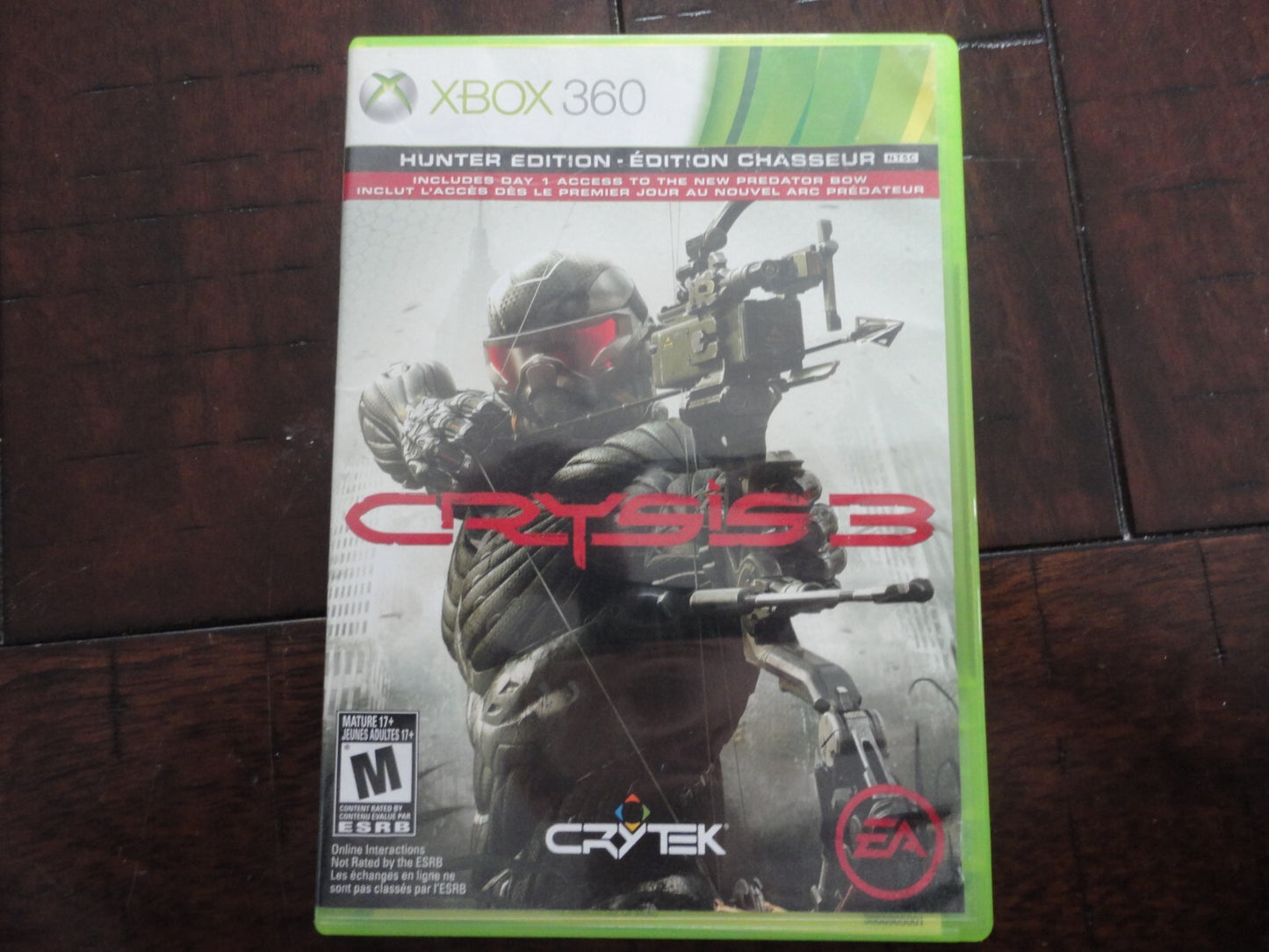 Crysis 3: Hunter Edition (Microsoft Xbox 360, 2013) CIB