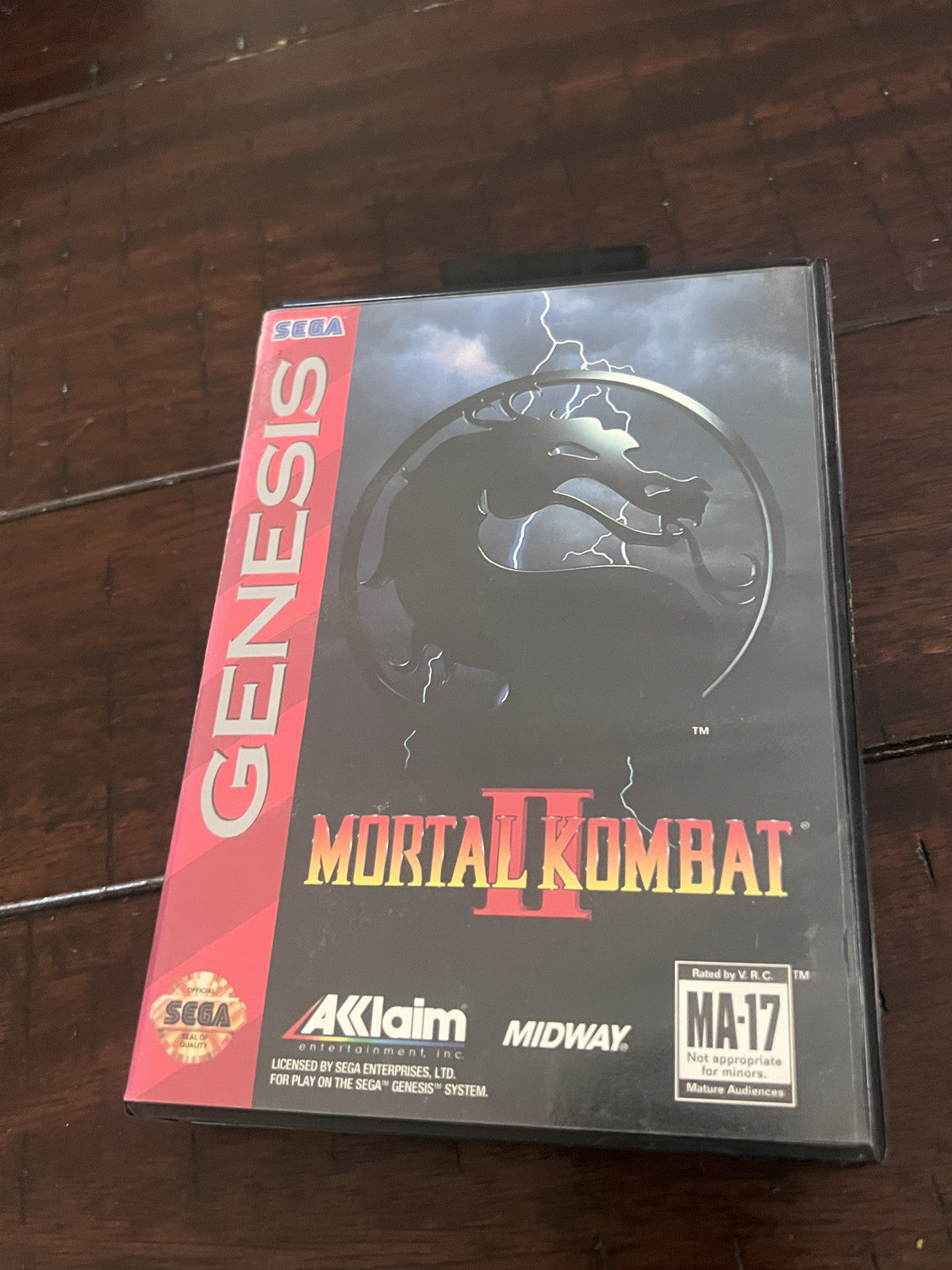 Mortal Kombat II (Sega Genesis, 1994) NO MANUAL