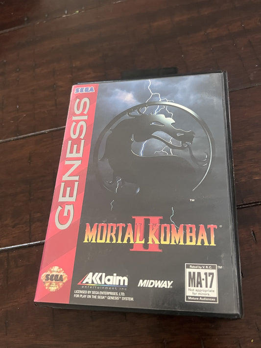 Mortal Kombat II (Sega Genesis, 1994) NO MANUAL