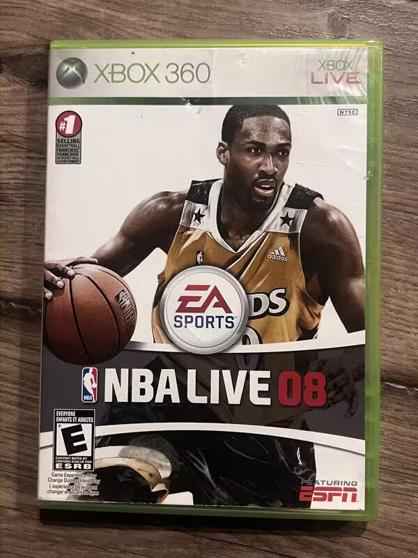 NBA Live 2008 (Microsoft Xbox 360, 2007) CIB
