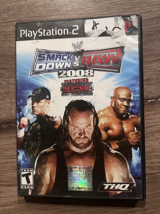 WWE Smackdown vs. Raw 2008 (Sony Playstation 2, 2007) CIB