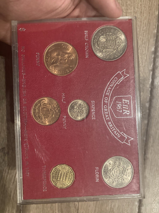 UK GB 1967 Mint Set Uncirculated High Grade