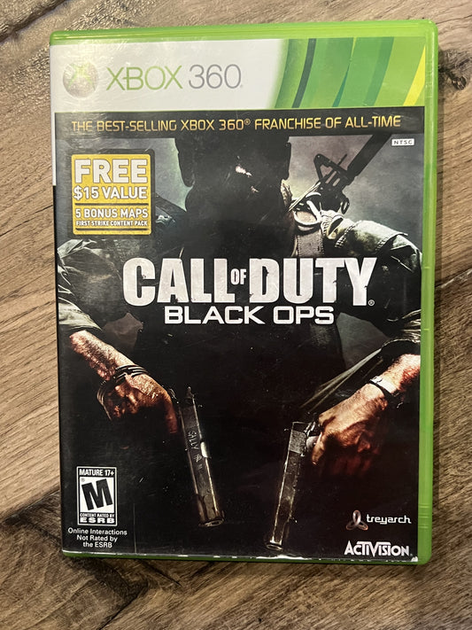 Call of Duty Black Ops (Microsoft Xbox 360, 2010) CIB COMPLETE