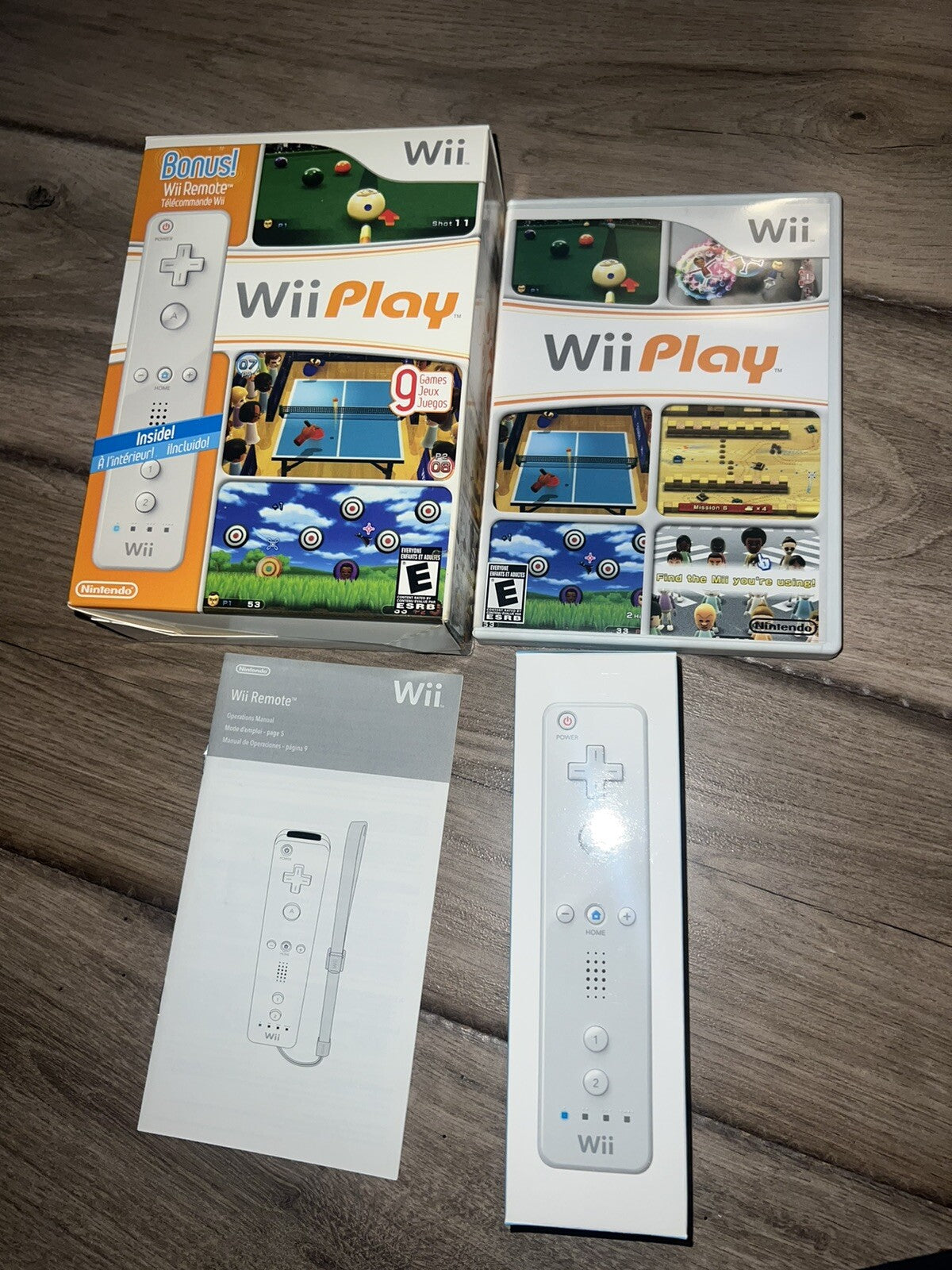 Wii Play Big Box (Nintendo Wii, 2007) CIB WITH CONTROLLER