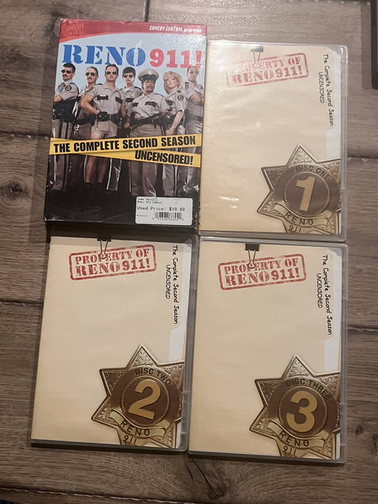 Reno 911!: The Complete Second Season - Uncensored! (DVD, 2005)