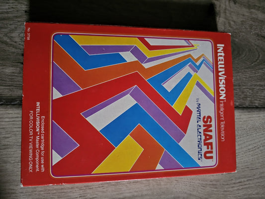 Snafu (Mattel Intellivision, 1981) CIB COMPLETE IN BOX