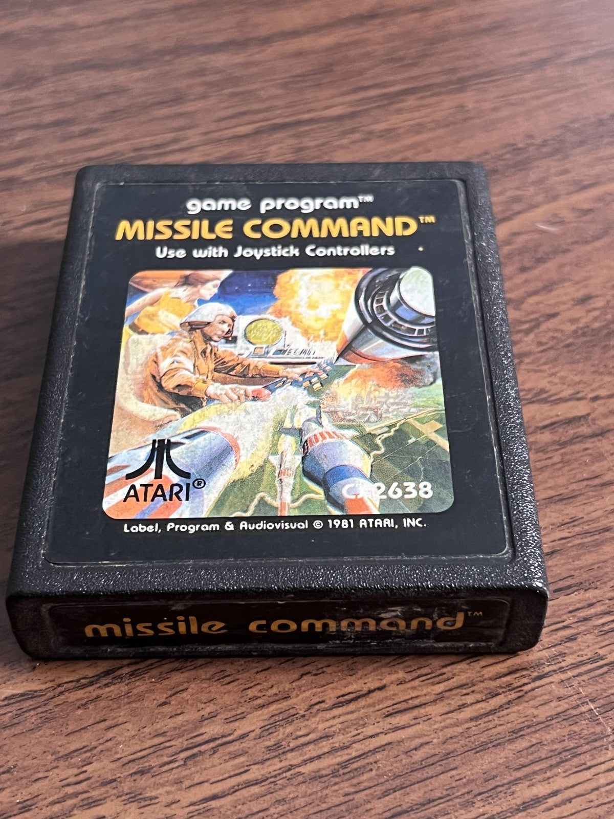 Missile Command (Atari 2600, 1981) CART ONLY