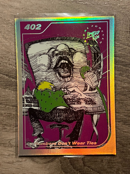 Limited Run Games Silver Trading Card Series 2 #402: Plumbers Don't Wear Ties