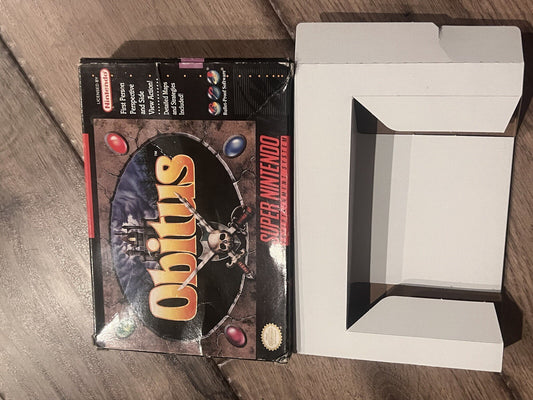 Obitus (Super Nintendo SNES, 1994) BOX ONLY NO MANUAL