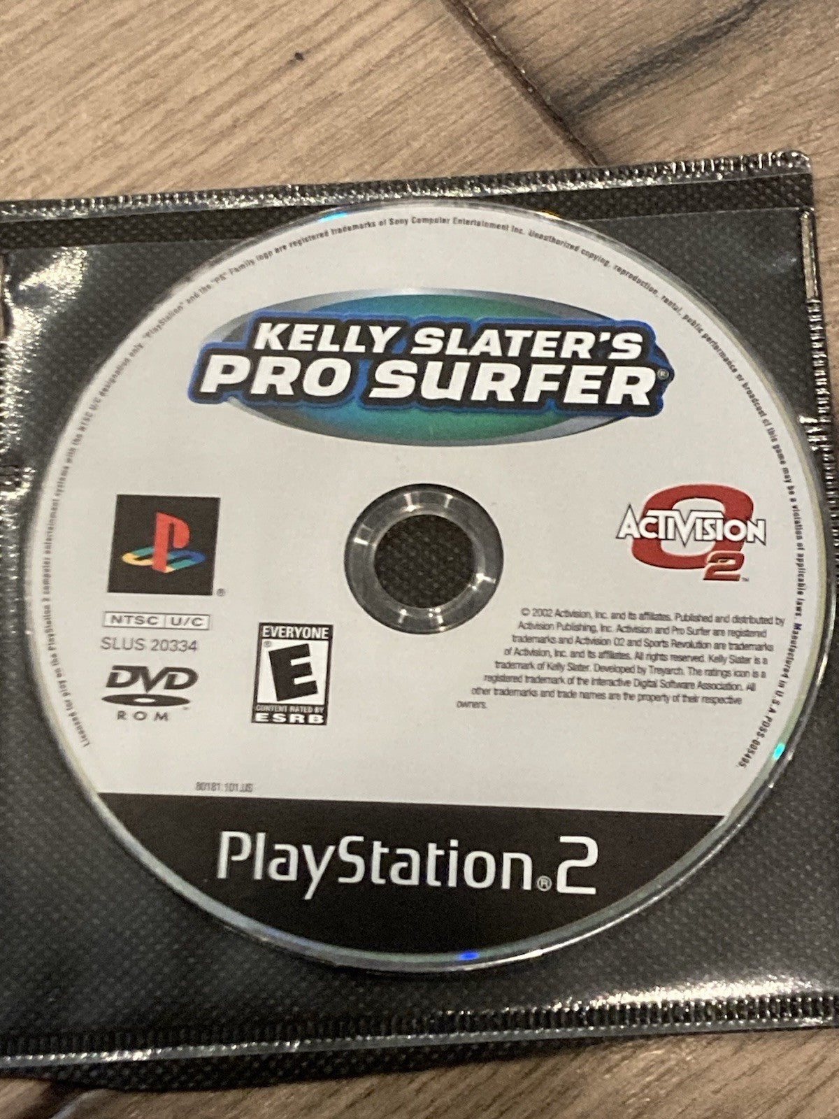Kelly Slater's Pro Surfer (Sony PlayStation 2 PS2, 2002) DISC ONLY