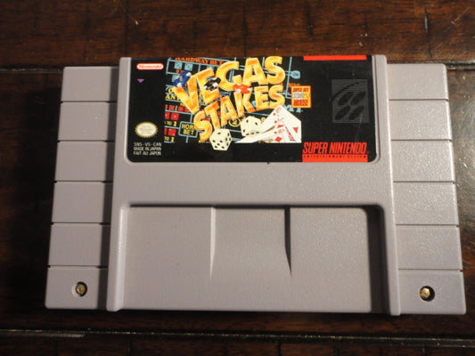 Vegas Stakes (Super Nintendo Entertainment System, 1993) CART ONLY